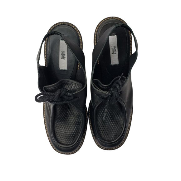 MIISTA Siobhan Leather Platform Loafers - Picture 3 of 10